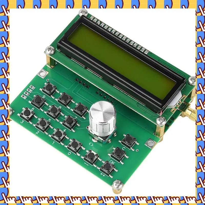 A79I Signal Source ADF4351 RF Signal Generator 35Mhz-4400Mhz DC 4.5V-5.5V High Precision 1K/10K/100K/1M Output Frequency
A79I Signal Source ADF4351 RF Signal Generator 35Mhz-4400Mhz DC 4.5V-5.5V High Precision 1K/10K/100K/1M Output Frequency