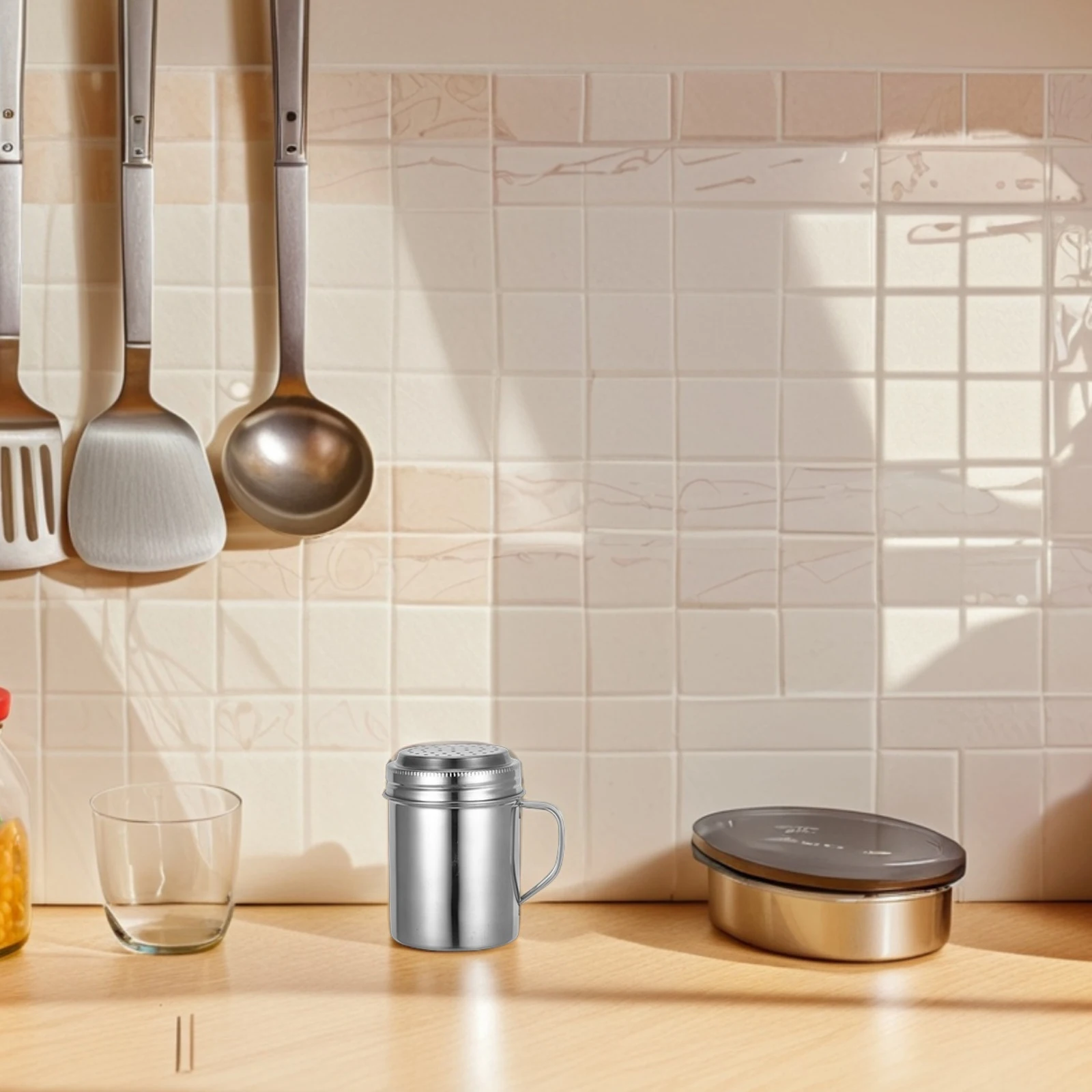 Stainless Steel Kitchen Shaker for Baking Cooking Decorating Powder Dispenser for Matcha Cocoa Sugar Flour Seasonings Fine Mesh
Stainless Steel Kitchen Shaker for Baking Cooking Decorating Powder Dispenser for Matcha Cocoa Sugar Flour Seasonings Fine Mesh