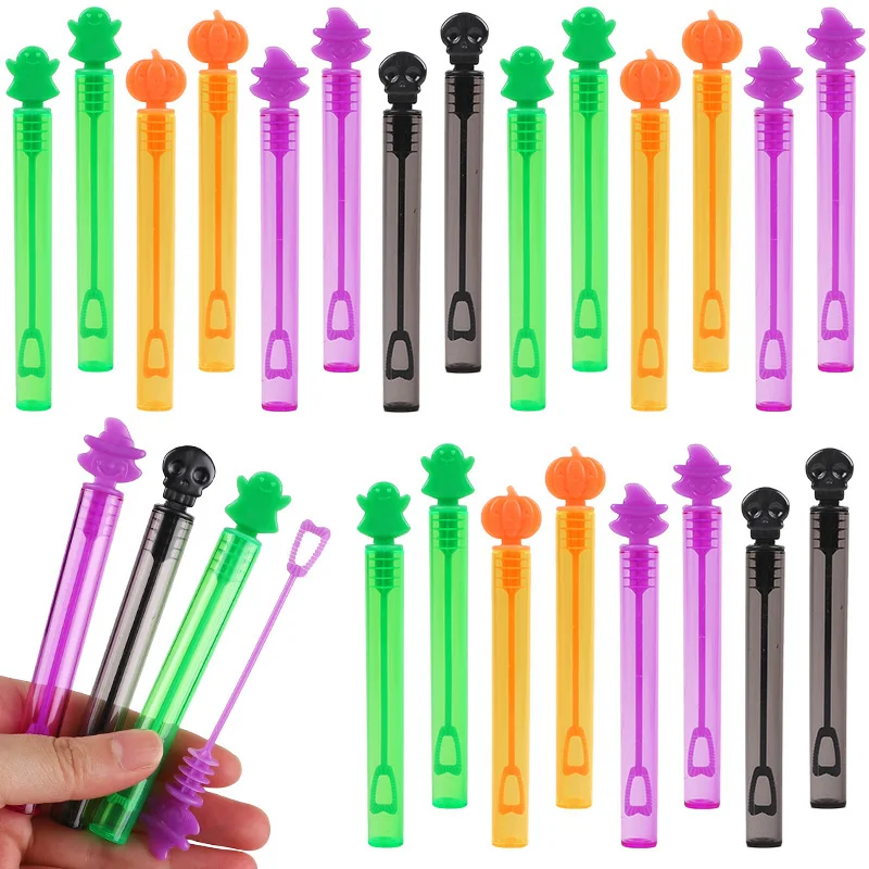 12/24Pcs Halloween Empty Bubble Soap Bottles Tube Skull Ghost Pumpkin Bubble Wands Halloween Party Trick or Treat Favors Decor
12/24Pcs Halloween Empty Bubble Soap Bottles Tube Skull Ghost Pumpkin Bubble Wands Halloween Party Trick or Treat Favors Decor