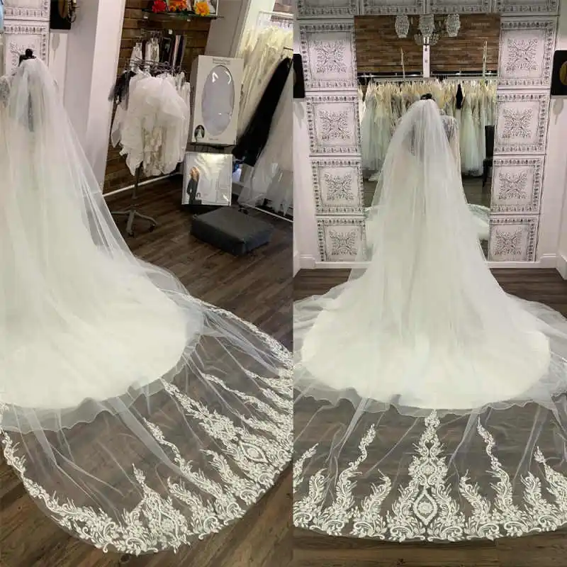 Современная свадебная фата с аппликациями, длина в пол, простая кружевная отделка, однослойная, длинная, на заказ, свадебные аксессуары
Современная свадебная фата с аппликациями, длина в пол, простая кружевная отделка, однослойная, длинная, на заказ, свадебные аксессуары