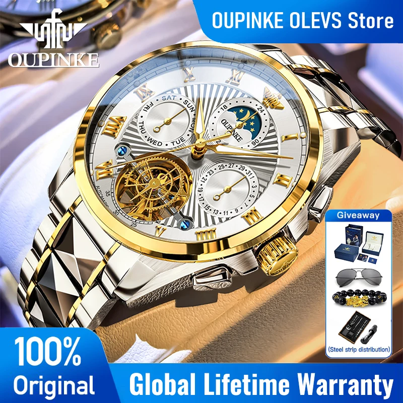 Мужские часы OUPINKE 3322 Luxury Multifunctional Skeleton Flywheel — роскошные многофункциональные механические часы с индикацией дня недели, даты и фазы луны, высокое качество, отличный подарок.
Мужские часы OUPINKE 3322 Luxury Multifunctional Skeleton Flywheel — роскошные многофункциональные механические часы с индикацией дня недели, даты и фазы луны, высокое качество, отличный подарок.