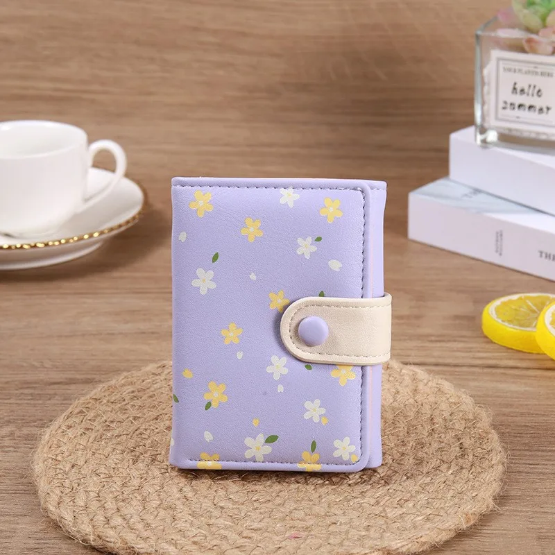 New Women's Short Soft Leather Wallet Small Flower Buckle Korean Card Bag Zero Wallet
New Women's Short Soft Leather Wallet Small Flower Buckle Korean Card Bag Zero Wallet