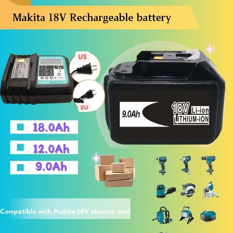original Makita Rechargeable 12.0Ah 18V Li-Ion Battery BL1830 BL1815 BL1860 BL1840 194205-3 Replacement Power Tools Battery
original Makita Rechargeable 12.0Ah 18V Li-Ion Battery BL1830 BL1815 BL1860 BL1840 194205-3 Replacement Power Tools Battery