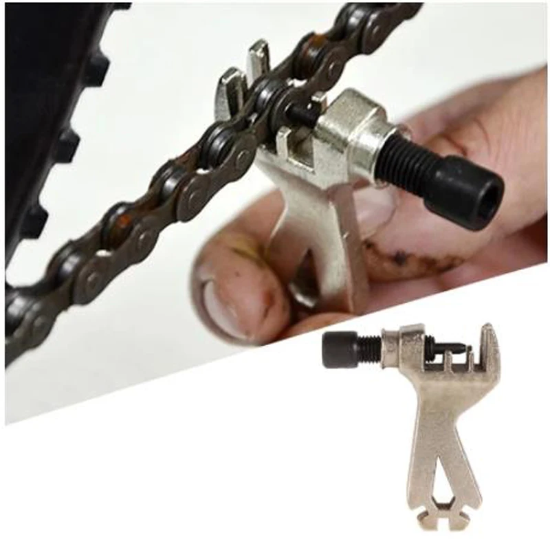 Mini Bicycle Chain Cutter Handling Steel MTB Removal Tool Bike Cycling Chain Pin Remover Link Breaker Splitter Extractor Tool
Mini Bicycle Chain Cutter Handling Steel MTB Removal Tool Bike Cycling Chain Pin Remover Link Breaker Splitter Extractor Tool