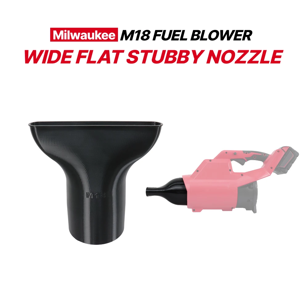 Насадка Wide Flat Stubby Nozzle для воздуходувки Milwaukee M18 FUEL – насадка с высокой производительностью воздушного потока
Насадка Wide Flat Stubby Nozzle для воздуходувки Milwaukee M18 FUEL – насадка с высокой производительностью воздушного потока