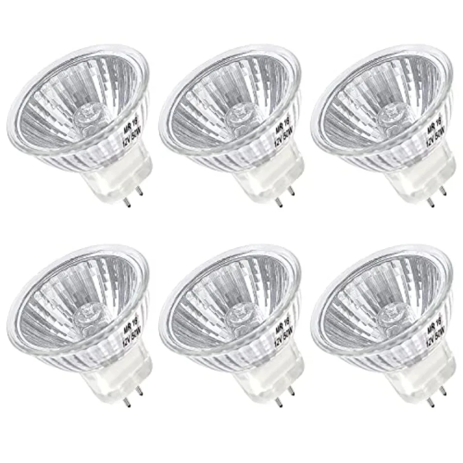MR16 Halogen Bulb 50W Dimmable 12V GU5.3 Bi Pin Base Spotlight with Long Lifespan, 2700K Warm White MR16 Bulbs with Clear Glass
MR16 Halogen Bulb 50W Dimmable 12V GU5.3 Bi Pin Base Spotlight with Long Lifespan, 2700K Warm White MR16 Bulbs with Clear Glass