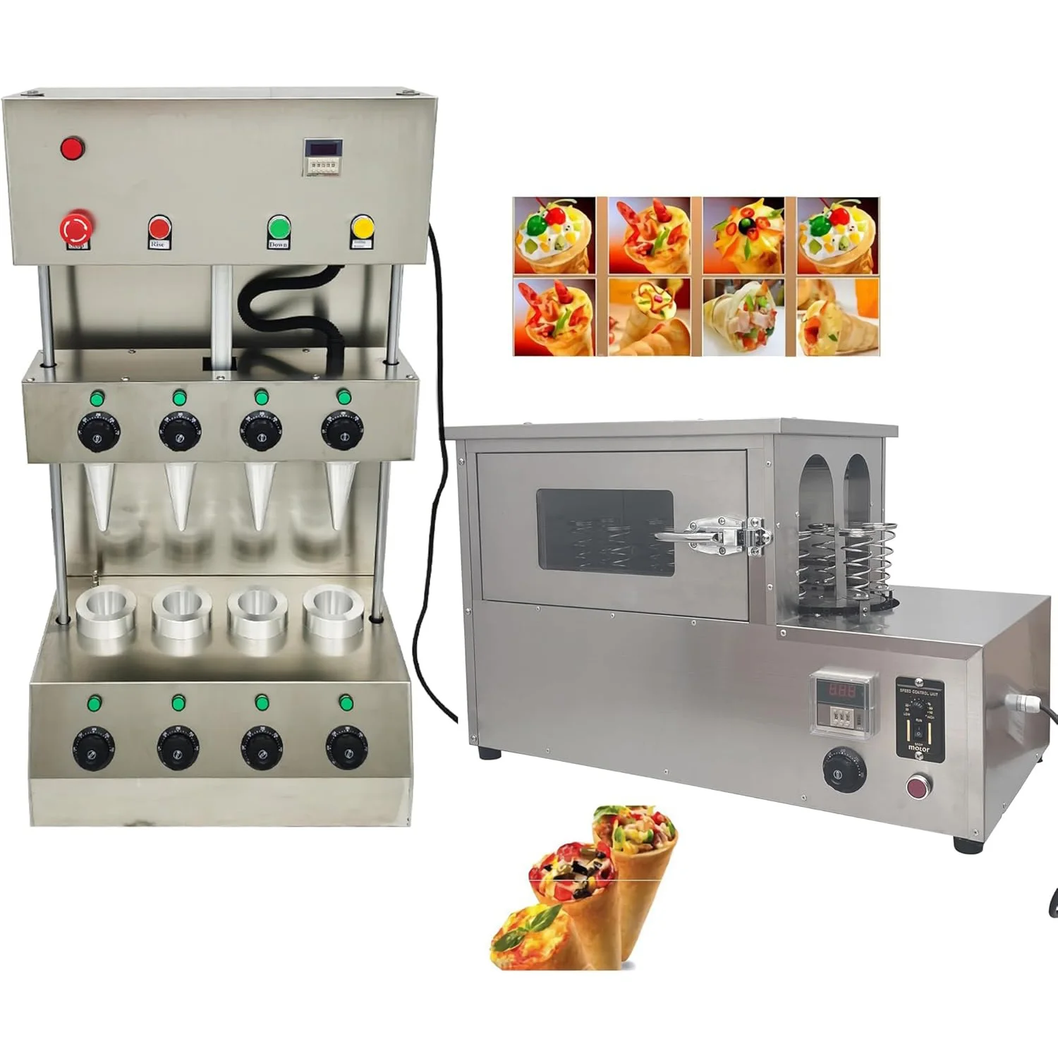 Commercial Electric Cone Pizza Make Maquina Cup Pizza Cone Machine Set De Conos Making Oven Maker 110 220 V in Conical
Commercial Electric Cone Pizza Make Maquina Cup Pizza Cone Machine Set De Conos Making Oven Maker 110 220 V in Conical