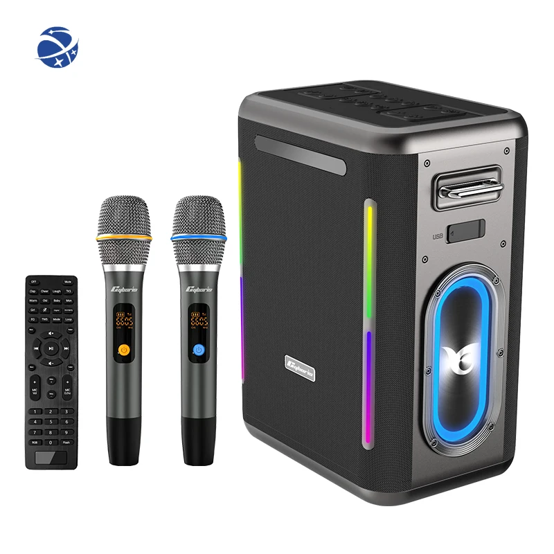 YYHC X15 Portable Party Kalaoke Speaker 400W High Power BT Speaker RGB Colorful Light Wireless Subwoofer Boombox3 RGB Light
YYHC X15 Portable Party Kalaoke Speaker 400W High Power BT Speaker RGB Colorful Light Wireless Subwoofer Boombox3 RGB Light