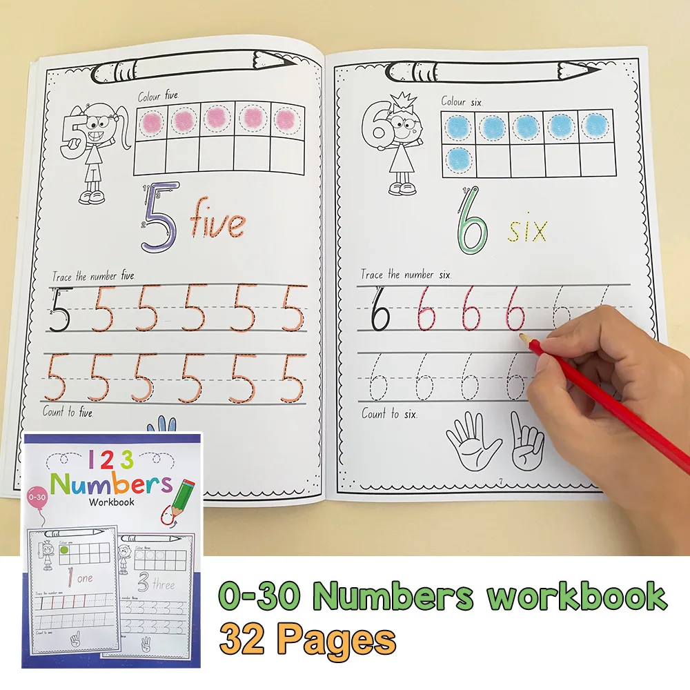 Addition & Subtraction Within 20 Math Practice Copybook Number Training Workbook Kindergarten Preschool Math Learning Montessori 
Addition & Subtraction Within 20 Math Practice Copybook Number Training Workbook Kindergarten Preschool Math Learning Montessori