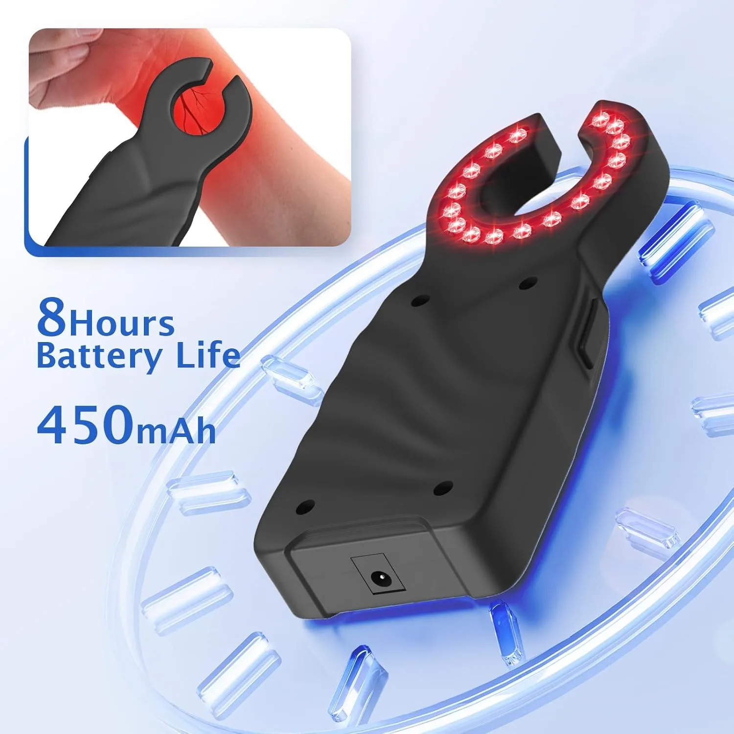 Handheld Infrared Vein Locator 18pcs LEDs Viewer Device Rechargeable Nurse Help Vascular Venous Blood Vessel Find Vein Scan Tool
Handheld Infrared Vein Locator 18pcs LEDs Viewer Device Rechargeable Nurse Help Vascular Venous Blood Vessel Find Vein Scan Tool