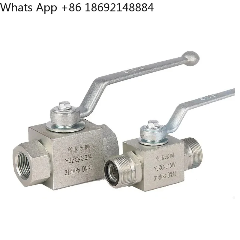Hydraulic High Pressure Ball Valve for YJZQ HKBG 1/4 3/8 Port
Hydraulic High Pressure Ball Valve for YJZQ HKBG 1/4 3/8 Port