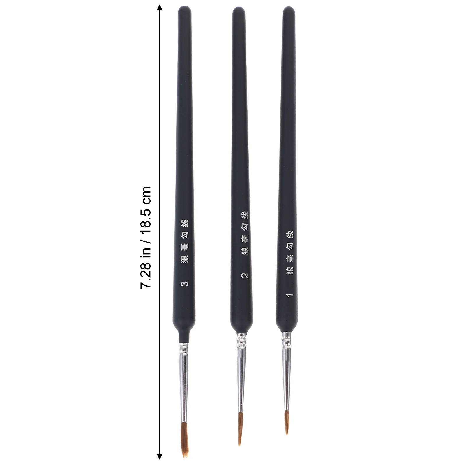 3Pcs Wolf Hair Liner Brushes Set High Quality Durable Natural Handle for Acrylic Oil Watercolor Miniatures Painting Detail Art
3Pcs Wolf Hair Liner Brushes Set High Quality Durable Natural Handle for Acrylic Oil Watercolor Miniatures Painting Detail Art