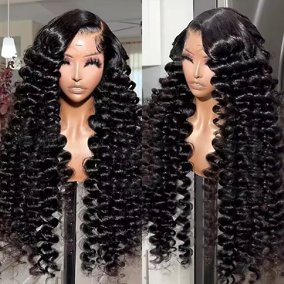 Loose Deep Wave Lace Front Human Hair Wigs Loose Curly 13x6 HD Lace Frontal Wig Natural Wave 300% Full Human Hair Lace Wigs
Loose Deep Wave Lace Front Human Hair Wigs Loose Curly 13x6 HD Lace Frontal Wig Natural Wave 300% Full Human Hair Lace Wigs