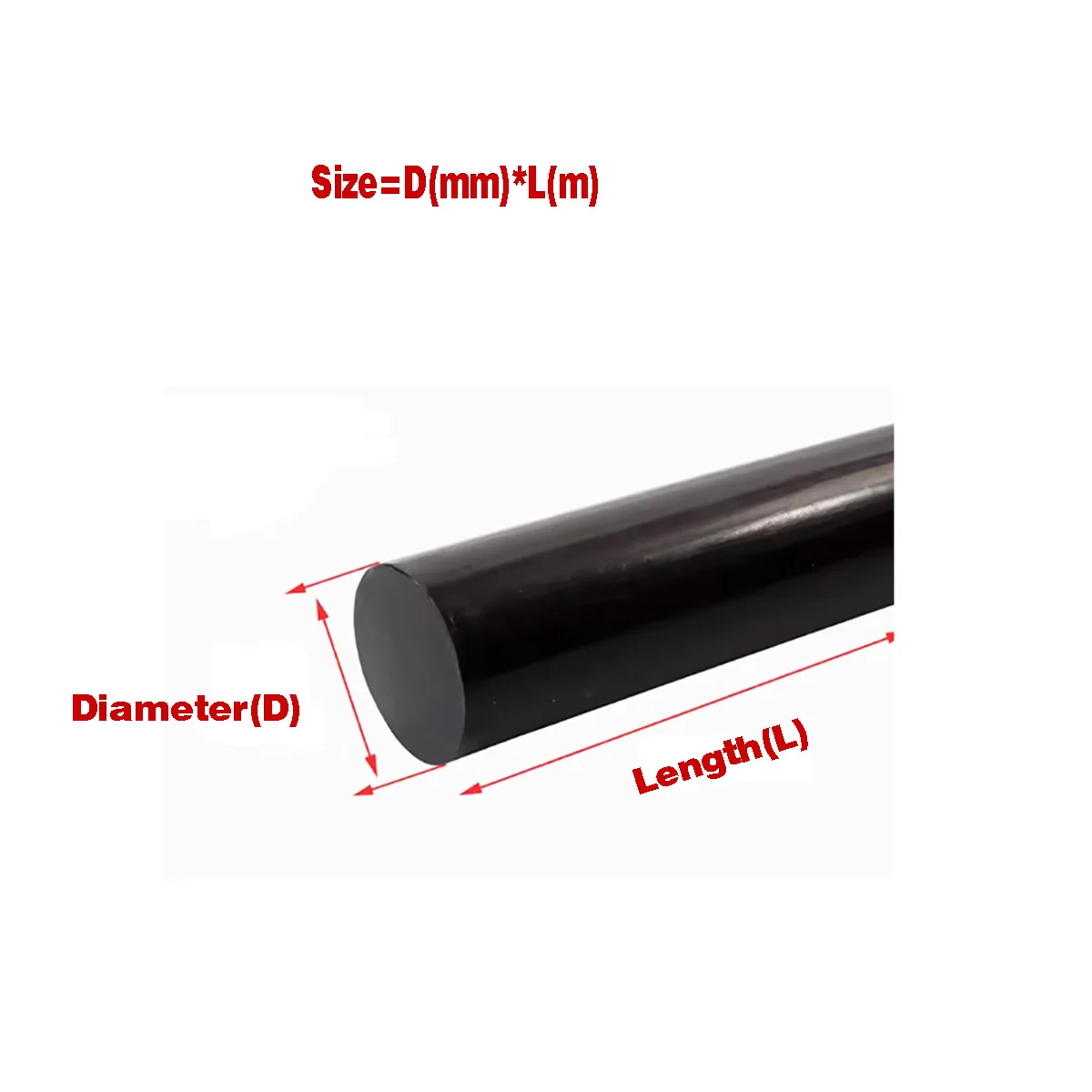Black Polytetrafluoroethylene Rod / Black PTFE Rod Graphite Filling Rod, Non-Standard Customization Length 1m
Black Polytetrafluoroethylene Rod / Black PTFE Rod Graphite Filling Rod, Non-Standard Customization Length 1m