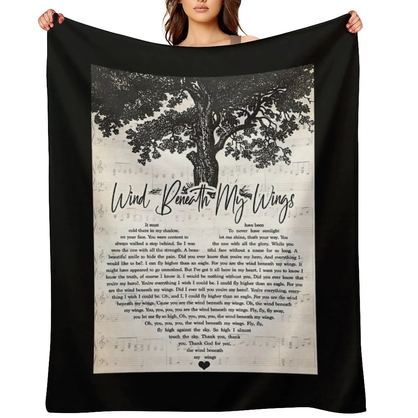 Bette Midler - Wind Beneath My Wings Lyrics Wall Art Gift Throw Blanket christmas decoration Bed Bed linens Blankets
Bette Midler - Wind Beneath My Wings Lyrics Wall Art Gift Throw Blanket christmas decoration Bed Bed linens Blankets