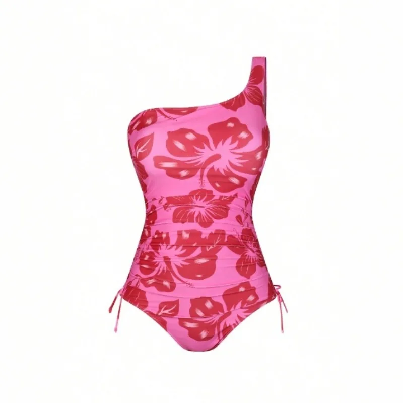 New European and American Printed Large-size Swimsuit One-shoulder One-piece Bikini High-waisted Beach Skirt Two-piece Swimsuit
New European and American Printed Large-size Swimsuit One-shoulder One-piece Bikini High-waisted Beach Skirt Two-piece Swimsuit