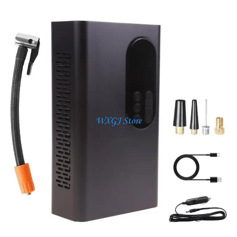 37JE Portable Air Compressor Electric Car Automatic Tire Inflator with LED Light
37JE Portable Air Compressor Electric Car Automatic Tire Inflator with LED Light