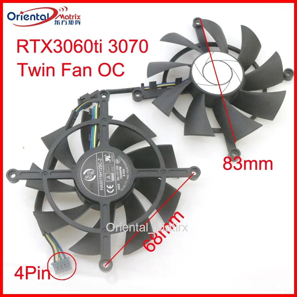 HA9015H12SC-Z 83 мм 12 В 0,35 А 4-контактный вентилятор VGA для MSI RTX3060ti RTX3070 Twin Fan OC Кулер для видеокарты Охлаждающий вентилятор
HA9015H12SC-Z 83 мм 12 В 0,35 А 4-контактный вентилятор VGA для MSI RTX3060ti RTX3070 Twin Fan OC Кулер для видеокарты Охлаждающий вентилятор