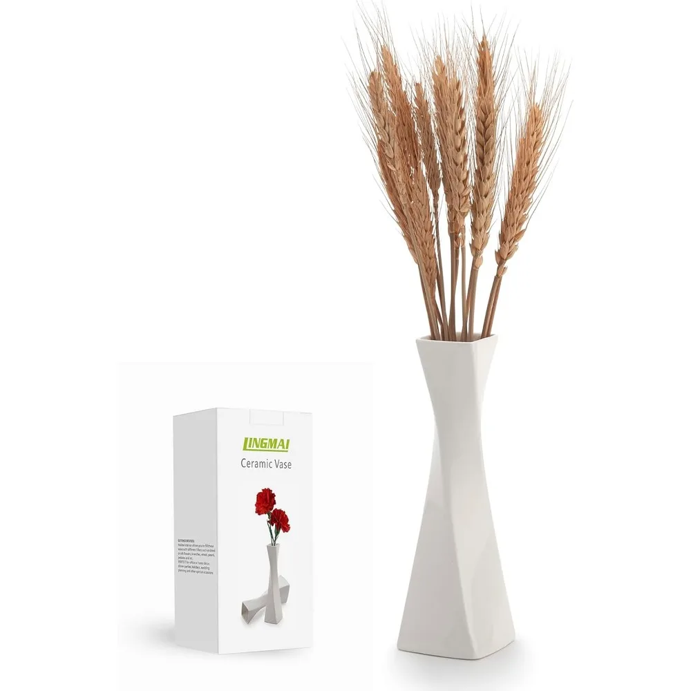 Rustic Style Ceramic Vase Set - White Decorative Vases, Home Decor (1 piece)
Rustic Style Ceramic Vase Set - White Decorative Vases, Home Decor (1 piece)