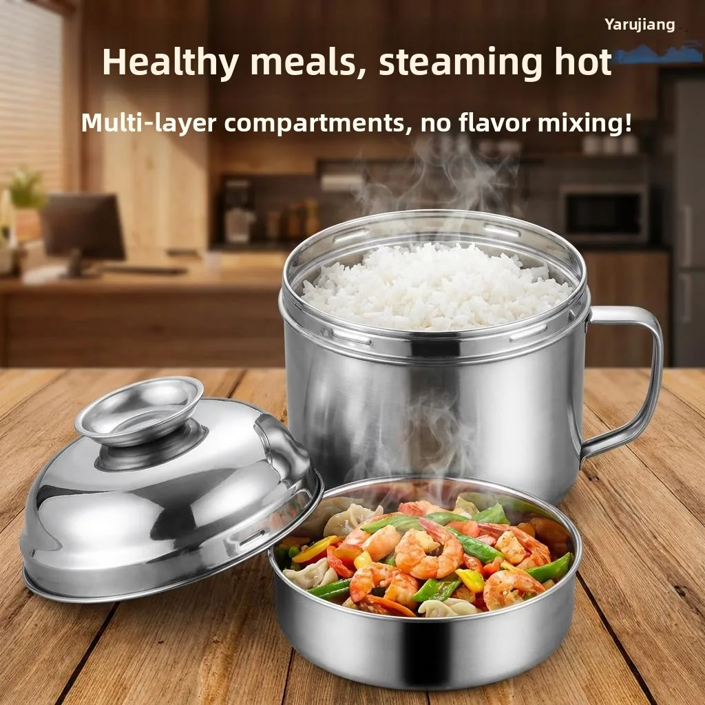 Large Capacity Double Layer Stainless Steel Insulated Lunch Box for High School Students Fast Food Takeaway Meal Container
Large Capacity Double Layer Stainless Steel Insulated Lunch Box for High School Students Fast Food Takeaway Meal Container