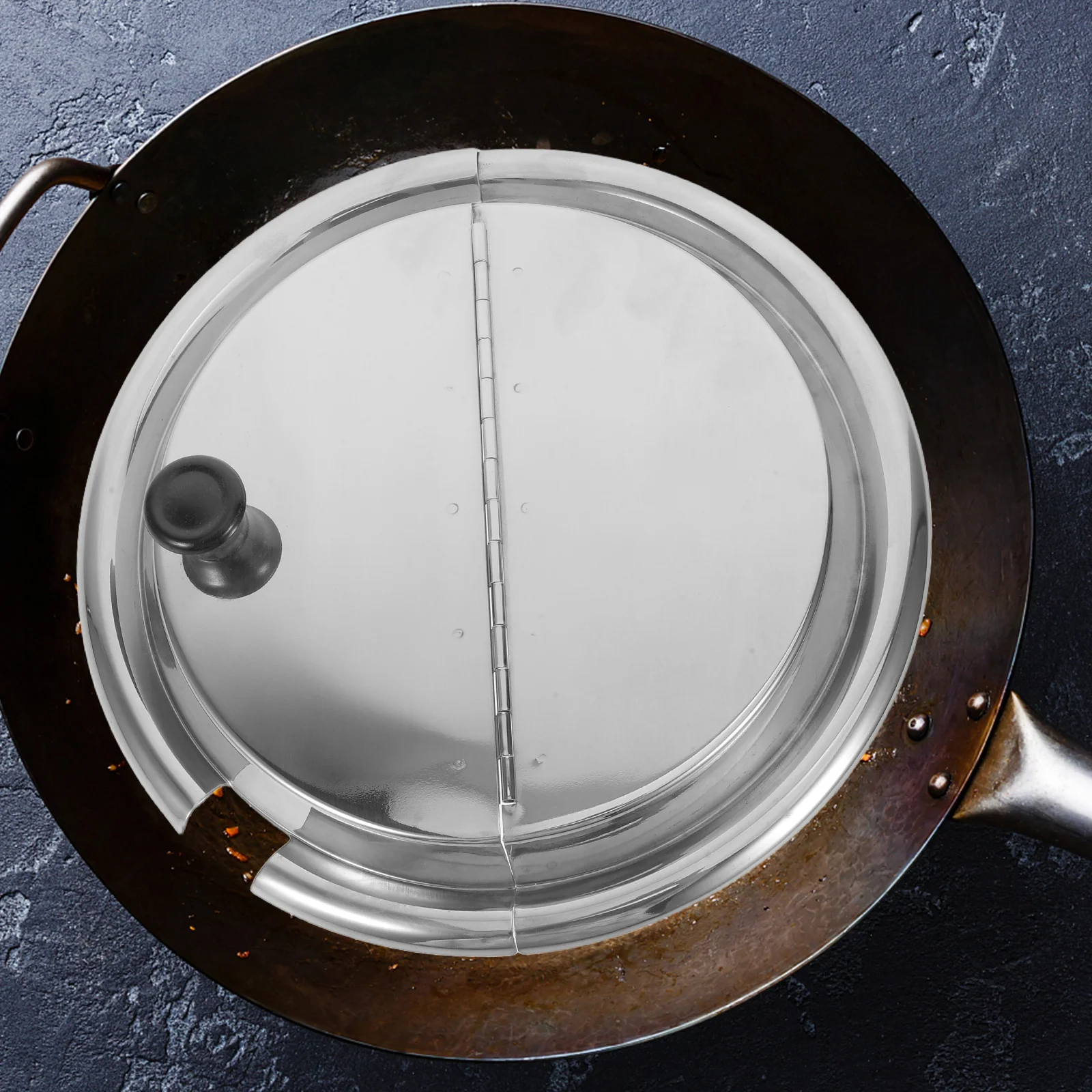 Stainless Steel Wok Lid Deepened Thickened Dome Cover 25Cm Replacement Pot Pan Lid for Frying Steaming Cooking Kitchen
Stainless Steel Wok Lid Deepened Thickened Dome Cover 25Cm Replacement Pot Pan Lid for Frying Steaming Cooking Kitchen