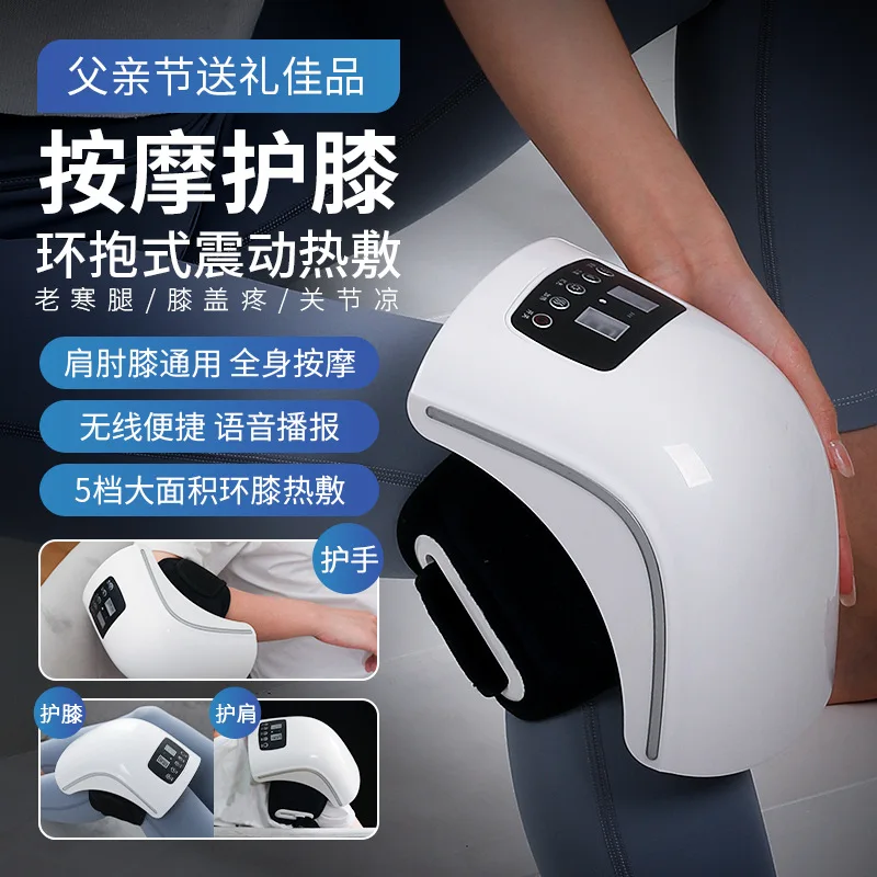 Massage device with electric heating for knee joint vibration and heat application to relieve chronic leg pain.
Massage device with electric heating for knee joint vibration and heat application to relieve chronic leg pain.