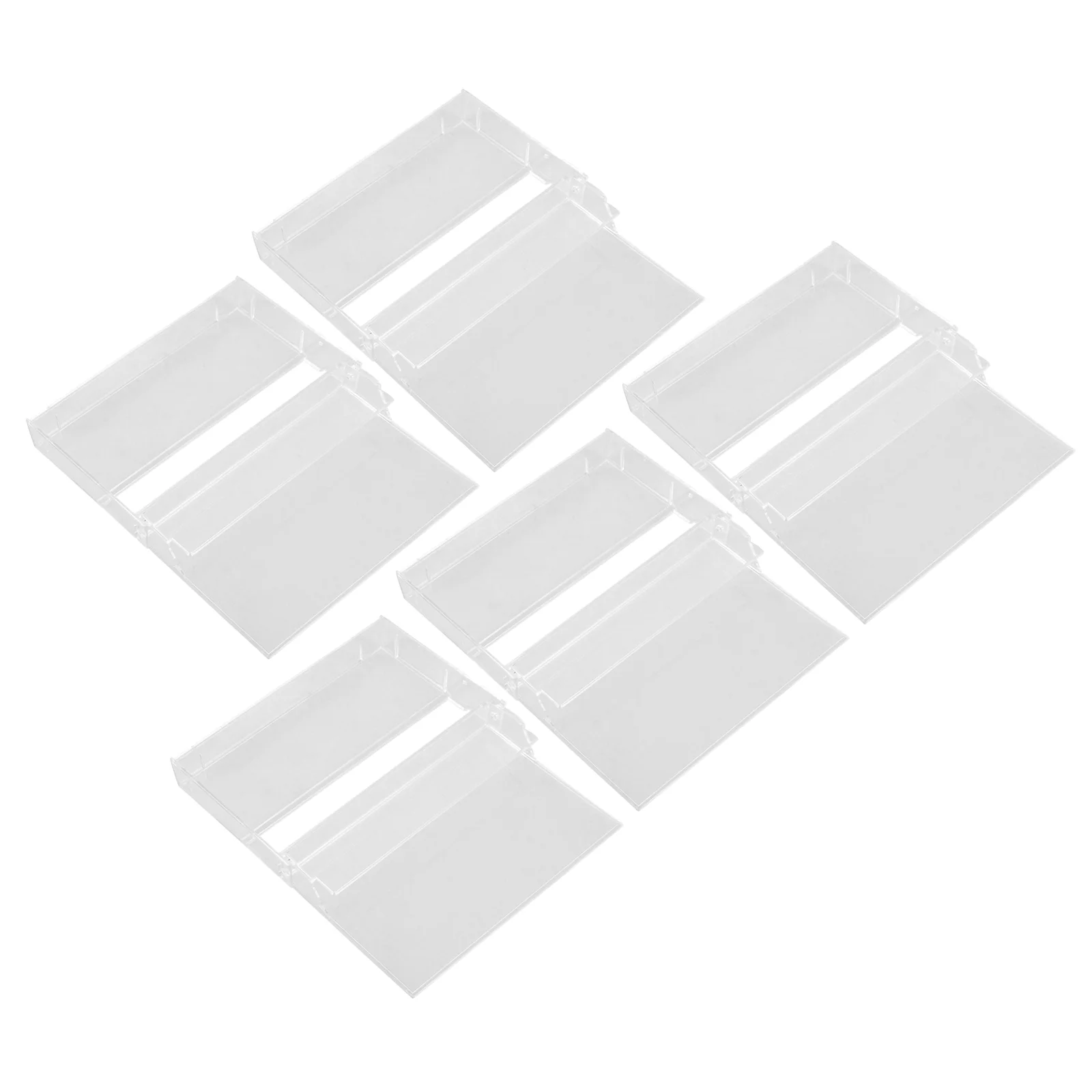 5 Pcs Tape Storage Box Cassettes Tapes Product Boxes Case Organizer Carry Audio Cases Plastic Empty Shell Vintage
5 Pcs Tape Storage Box Cassettes Tapes Product Boxes Case Organizer Carry Audio Cases Plastic Empty Shell Vintage