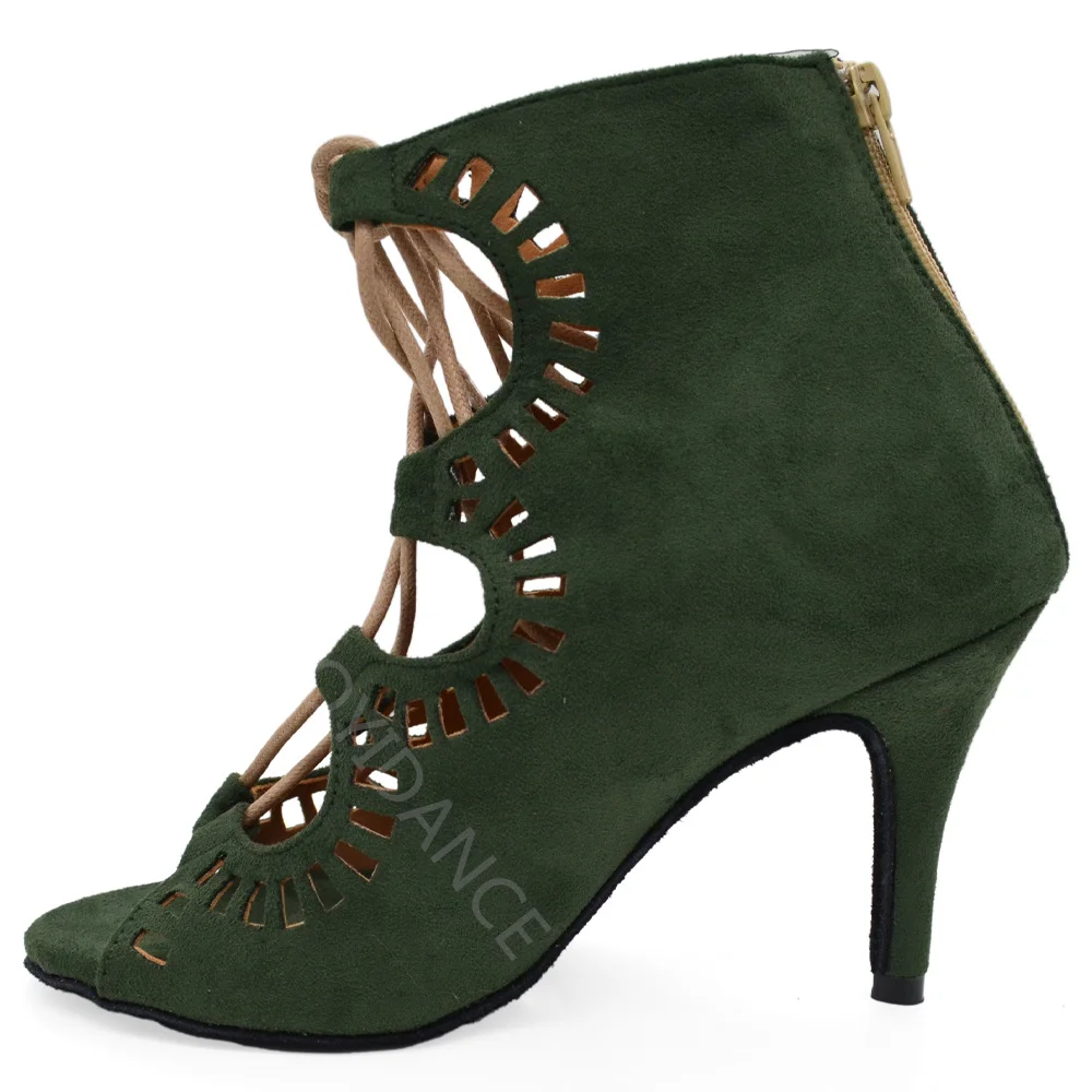 Green Rumba Shoes for Lady Sude High Heels Dancing Shoes Practice Shoes Latin Tango Party Salsa Dance Boots
Green Rumba Shoes for Lady Sude High Heels Dancing Shoes Practice Shoes Latin Tango Party Salsa Dance Boots