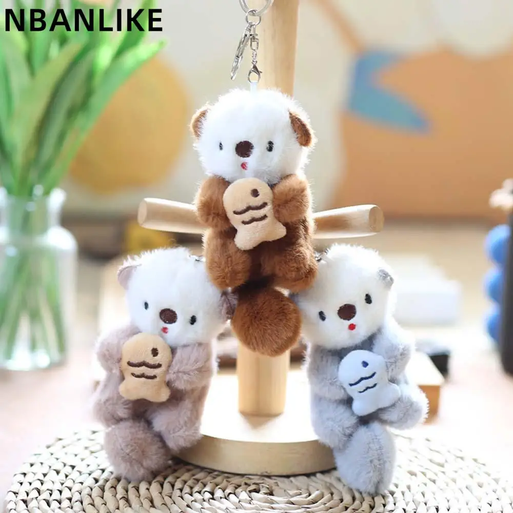 Portable Cute Plush Otter Bag Pendant Creative Cartoon Otter Keychain Backpack Decor
Portable Cute Plush Otter Bag Pendant Creative Cartoon Otter Keychain Backpack Decor