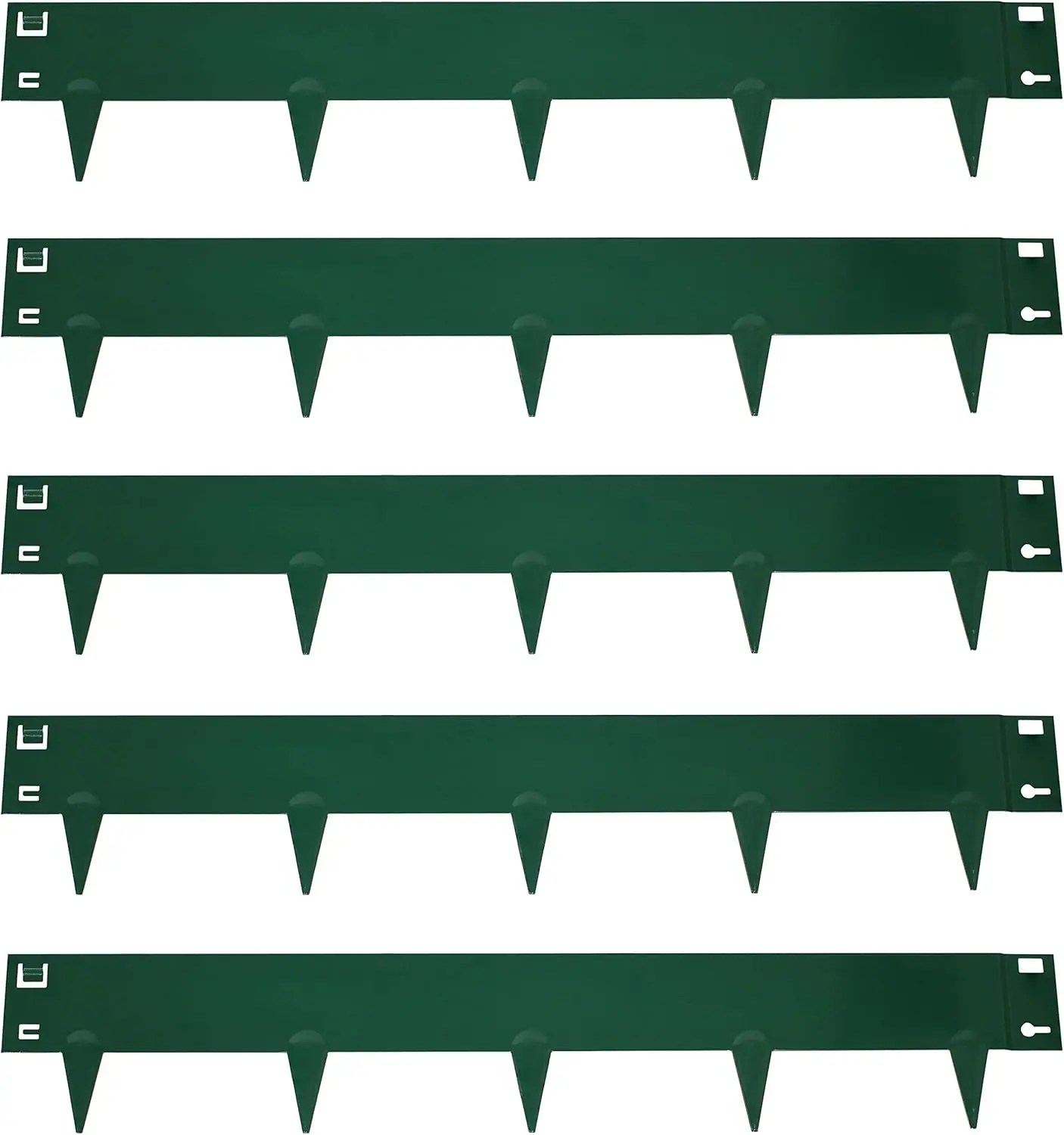 16.7' Metal Landscape Edging Border 5Pack of 42 x 7" Steel Garden Edging for Landscaping Green Straight
16.7' Metal Landscape Edging Border 5Pack of 42 x 7" Steel Garden Edging for Landscaping Green Straight