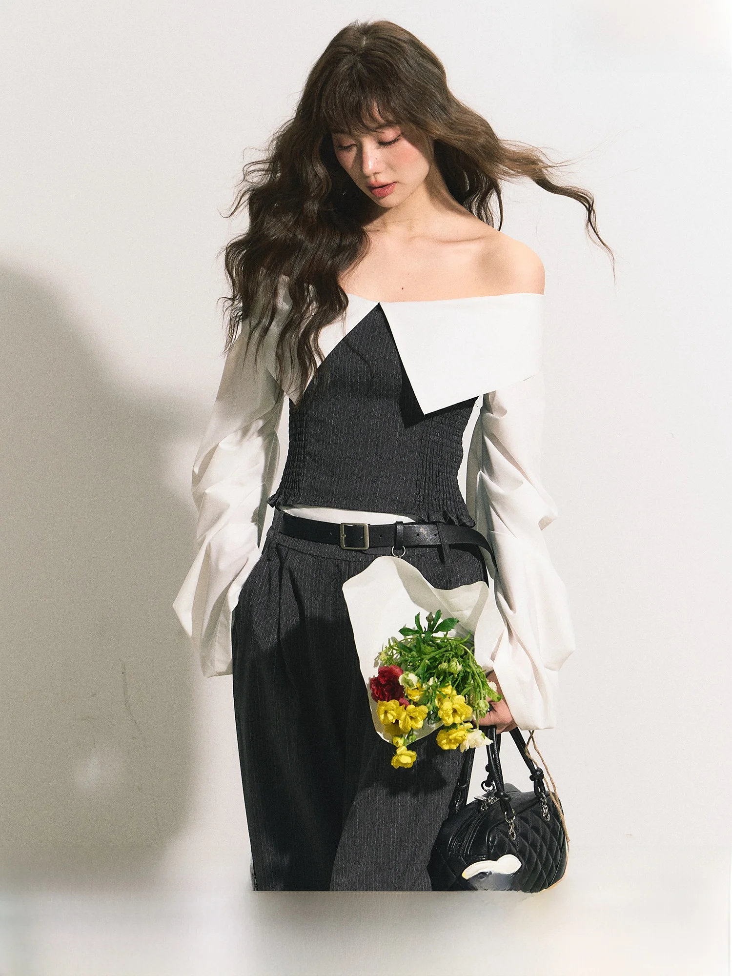 Sweet Sle RECOIN RC Женский осенний топ с колючкой на талии и завязкой на одно плечо, осенний топ с обнаженной ключицей
Sweet Sle RECOIN RC Женский осенний топ с колючкой на талии и завязкой на одно плечо, осенний топ с обнаженной ключицей