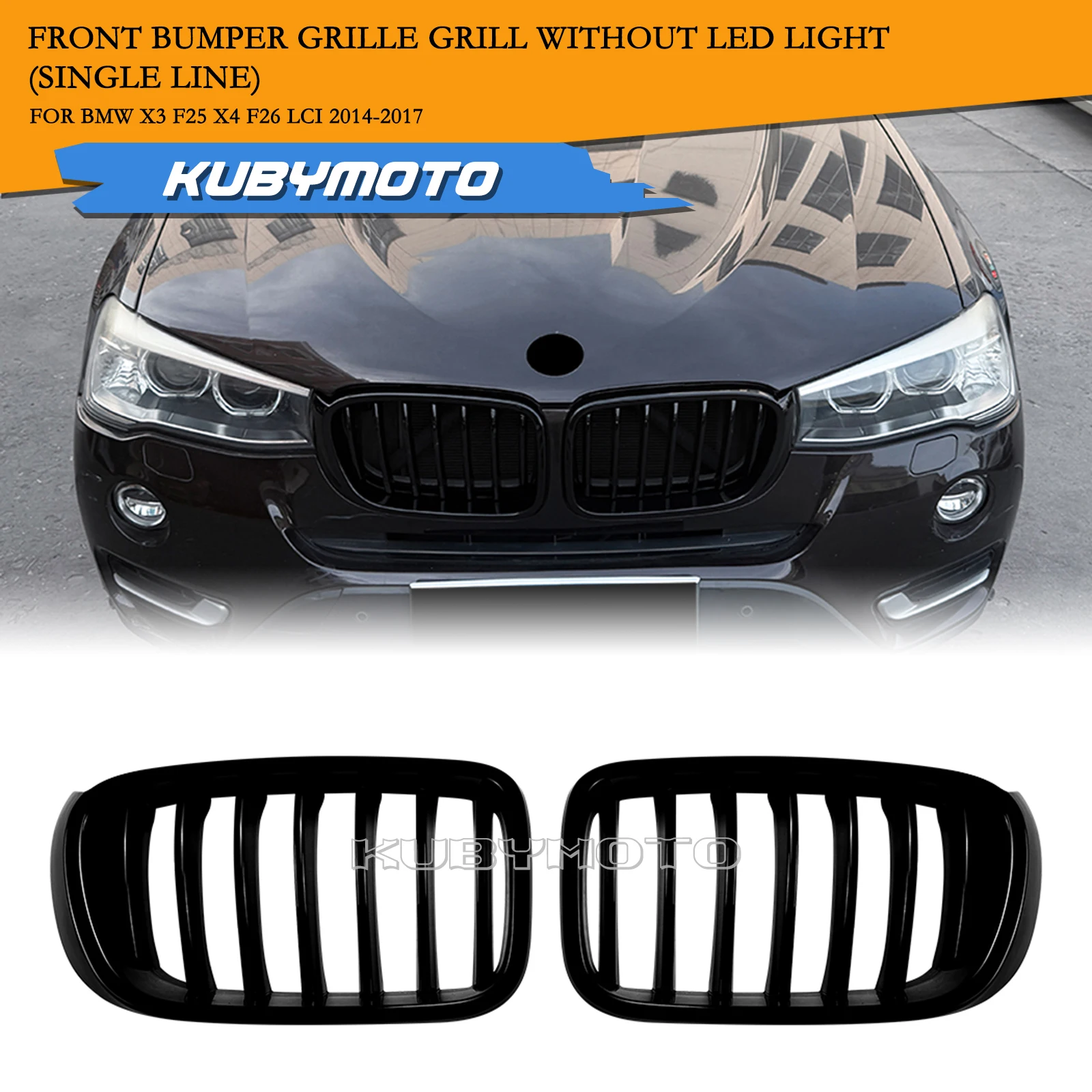 Car Racing Grill Front Kidney Grille Intake Hood Grid For BMW X3 F25 X4 F26 LCI 2014-2017
Car Racing Grill Front Kidney Grille Intake Hood Grid For BMW X3 F25 X4 F26 LCI 2014-2017