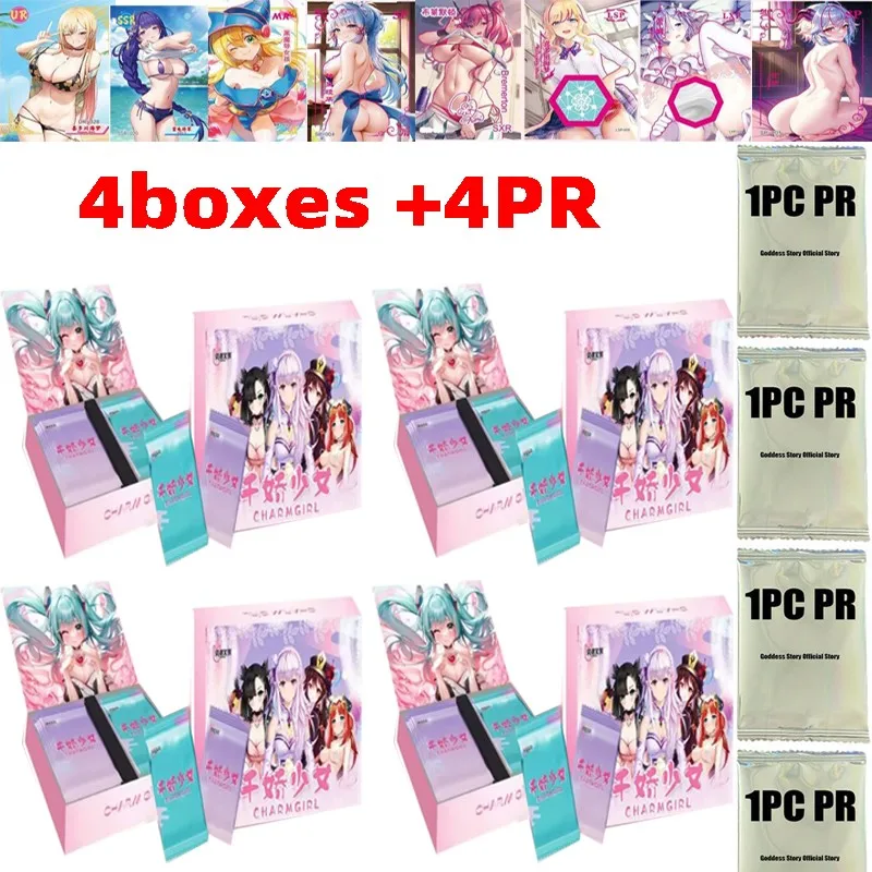 Wholesale 4boxes Goddess Story Charm Girl Collection Card Sexy Girl Booster Box Tcg Tcg Games Card Box Children Gift
Wholesale 4boxes Goddess Story Charm Girl Collection Card Sexy Girl Booster Box Tcg Tcg Games Card Box Children Gift