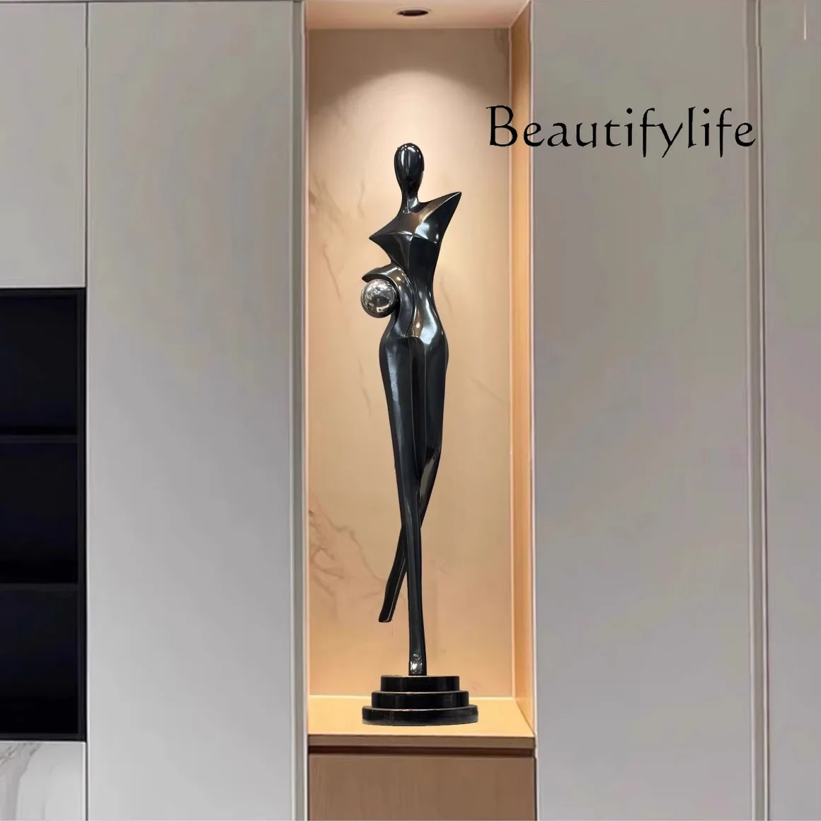 Modern minimalist humanoid sculpture ornament Post-modern light luxury niche vertical entrance TV cabinet decoration
Modern minimalist humanoid sculpture ornament Post-modern light luxury niche vertical entrance TV cabinet decoration