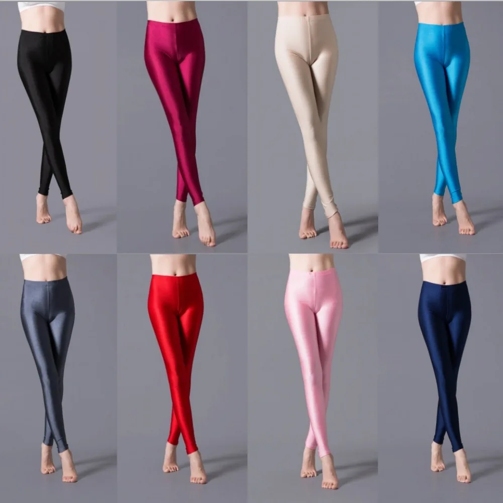 Women's High Waist Shiny Leggings High Stretch Satin Slim Fit Pants Yoga Dance Casual Pants
Women's High Waist Shiny Leggings High Stretch Satin Slim Fit Pants Yoga Dance Casual Pants