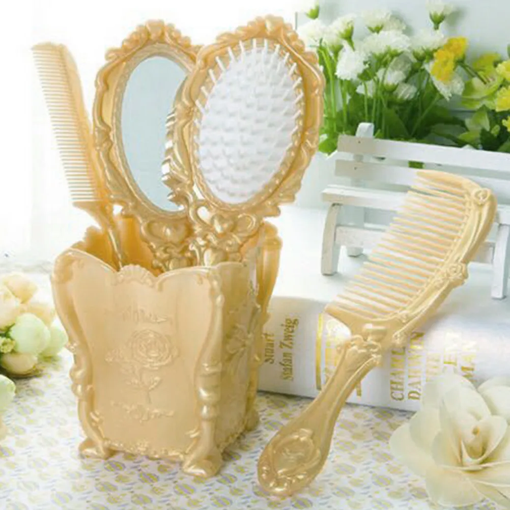 1Set Antistatic Hair Comb Mirror Set Hairdressing Airbag Brush Scalp Massage Tool Portable Smooth Hair Styling Kit
1Set Antistatic Hair Comb Mirror Set Hairdressing Airbag Brush Scalp Massage Tool Portable Smooth Hair Styling Kit