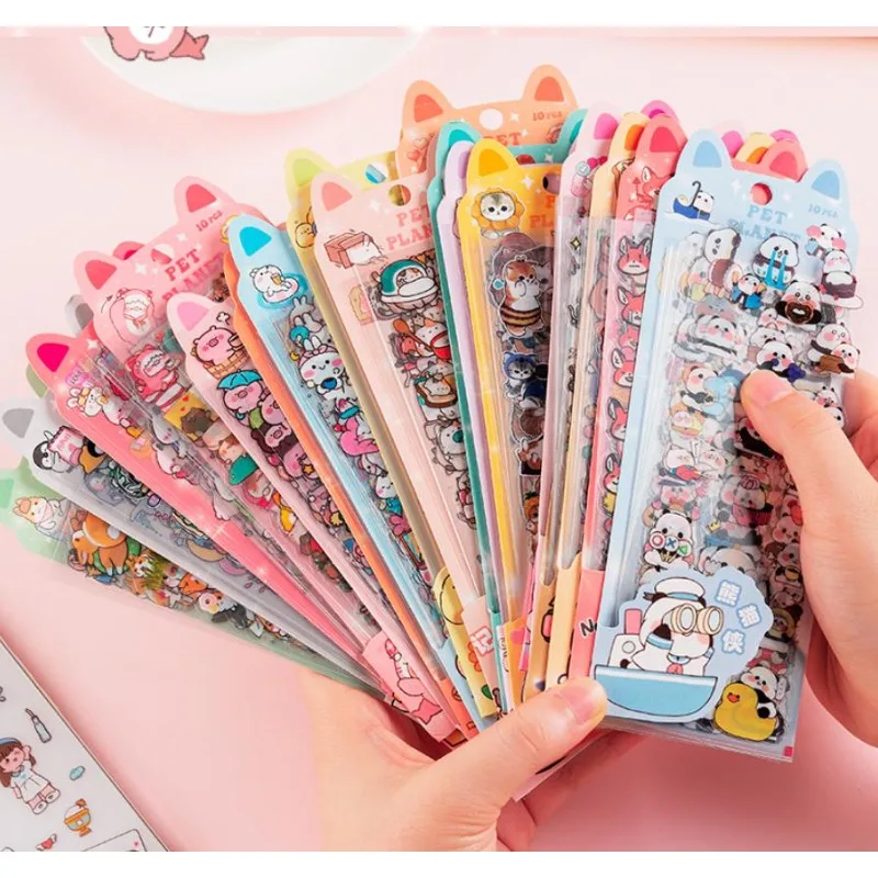 Серия Pet Planet 2025, водонепроницаемые детские креативные наклейки из ПВХ, милые наклейки с героями мультфильмов, упаковка материалов для планировщика, подарки
Серия Pet Planet 2025, водонепроницаемые детские креативные наклейки из ПВХ, милые наклейки с героями мультфильмов, упаковка материалов для планировщика, подарки