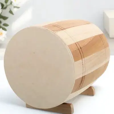 Wine Barrel Shaped Wooden Piggy Bank Compact Coin Container For Home Desktop Decoration Saving Money Box Odorless Strong
Wine Barrel Shaped Wooden Piggy Bank Compact Coin Container For Home Desktop Decoration Saving Money Box Odorless Strong