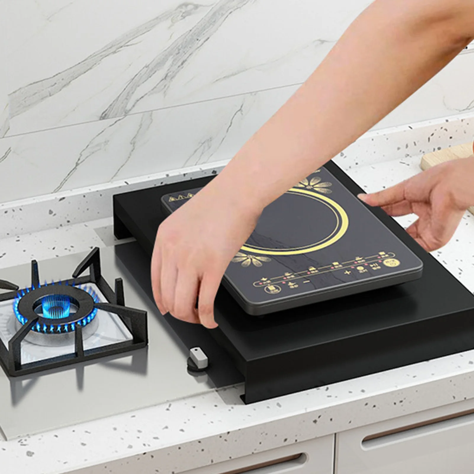 Expandable Stainless Steel Gas Stove Cover Noodle Board for Cooktop Heat Resistant Easy Clean to Protect and Extend Countertop
Expandable Stainless Steel Gas Stove Cover Noodle Board for Cooktop Heat Resistant Easy Clean to Protect and Extend Countertop