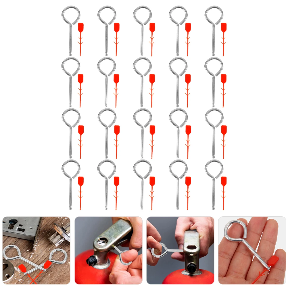 50 Sets Fire Extinguisher Safety Pin Iron Latch Replacement Components Accessories Equipment Lock Pins Plastic Seals Security
50 Sets Fire Extinguisher Safety Pin Iron Latch Replacement Components Accessories Equipment Lock Pins Plastic Seals Security