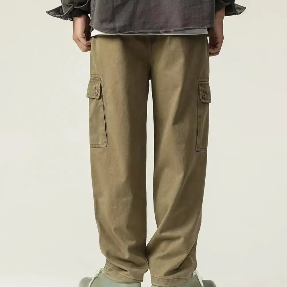 Solid Color Men Pants Vintage Style Men's Cargo Pants with Multiple Pockets for Outdoor Travel Streetwear Fashion Soft Touch Men
Solid Color Men Pants Vintage Style Men's Cargo Pants with Multiple Pockets for Outdoor Travel Streetwear Fashion Soft Touch Men