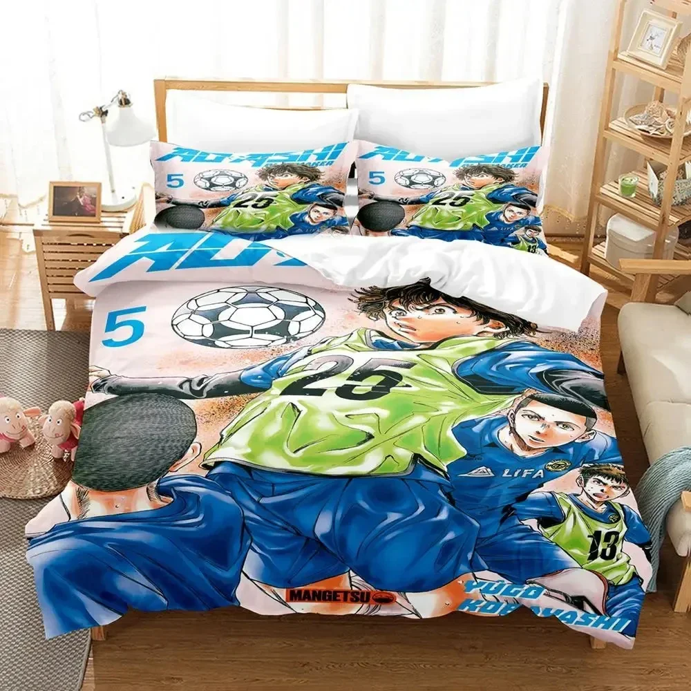 New 3D Printed Anime Ao Ashi AOASHI Bedding Set Duvet Cover Bed Set Quilt Cover Pillowcase Comforter king Queen Size Boys Adult
New 3D Printed Anime Ao Ashi AOASHI Bedding Set Duvet Cover Bed Set Quilt Cover Pillowcase Comforter king Queen Size Boys Adult