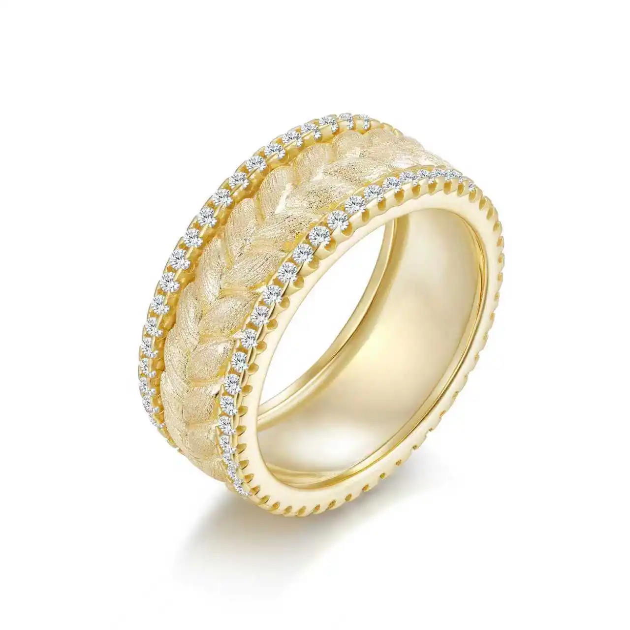 Luxurious 14K Gold Moissanite Ring Italian Craftsmanship Brushed Vintage Luxury Handcrafted for Women Fine Jewelry Gift
Luxurious 14K Gold Moissanite Ring Italian Craftsmanship Brushed Vintage Luxury Handcrafted for Women Fine Jewelry Gift