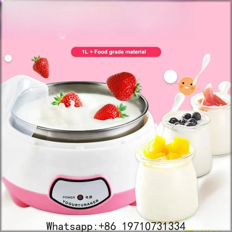 Yogurt Maker Mini Automatic Yogurt Machine Household DIY Yogurt Tools Kitchen Appliances Stainless Steel Tank Pink 220V
Yogurt Maker Mini Automatic Yogurt Machine Household DIY Yogurt Tools Kitchen Appliances Stainless Steel Tank Pink 220V