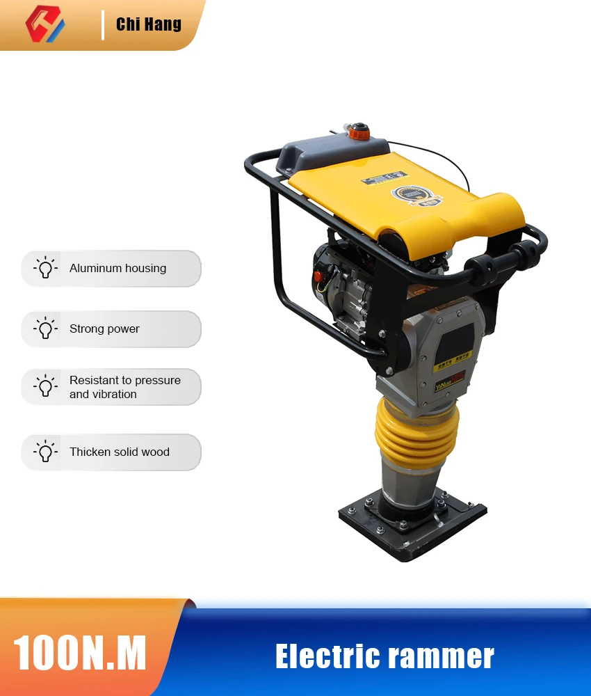 220V Electric Rammer Road Surface Tamping Vertical Small Household Pure Copper Motor Rammer Vibration Impact Rammer
220V Electric Rammer Road Surface Tamping Vertical Small Household Pure Copper Motor Rammer Vibration Impact Rammer
