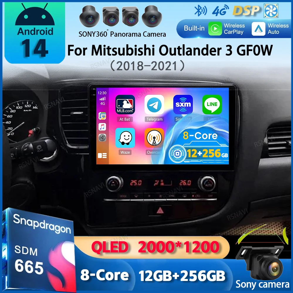 Android 14 Carplay Car Radio For Mitsubishi Outlander 3 GF0W 2018-2021 2din Multimidia Video Player Navigation Head Unit Stereo
Android 14 Carplay Car Radio For Mitsubishi Outlander 3 GF0W 2018-2021 2din Multimidia Video Player Navigation Head Unit Stereo