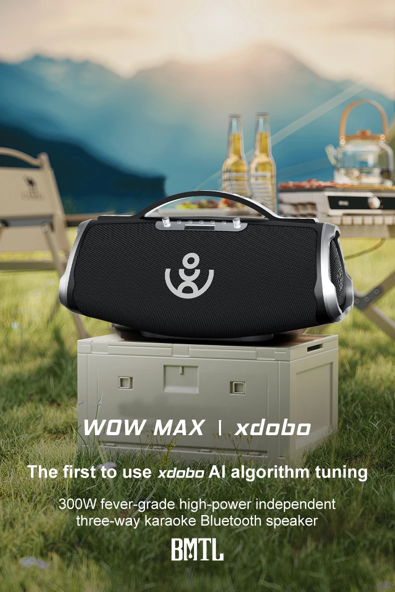 Original XDOBO WOW MAX 300W Three-Frequency Sound Box Speaker Bluetooth Subwoofer With Wireless Microphone Outdoor Speaker
Original XDOBO WOW MAX 300W Three-Frequency Sound Box Speaker Bluetooth Subwoofer With Wireless Microphone Outdoor Speaker