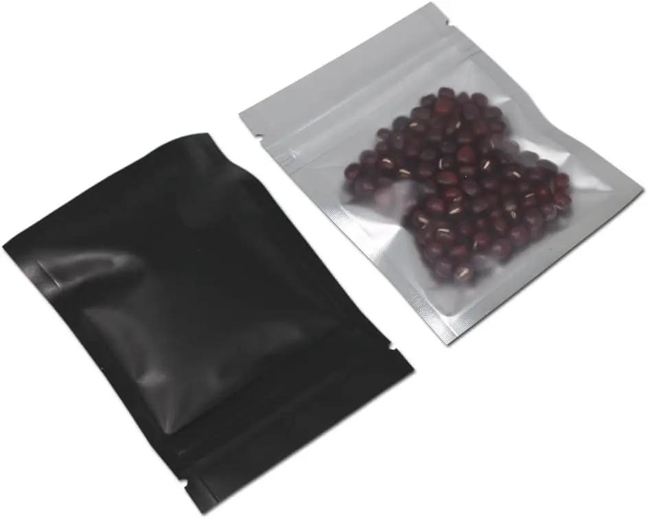 100 Pcs Matte 4.7x7 inch (Inside Size 4.1x5.7 inch) Front Window Resealable Foil Zipper Lock Pouch for Zip Reclosable Lock
100 Pcs Matte 4.7x7 inch (Inside Size 4.1x5.7 inch) Front Window Resealable Foil Zipper Lock Pouch for Zip Reclosable Lock