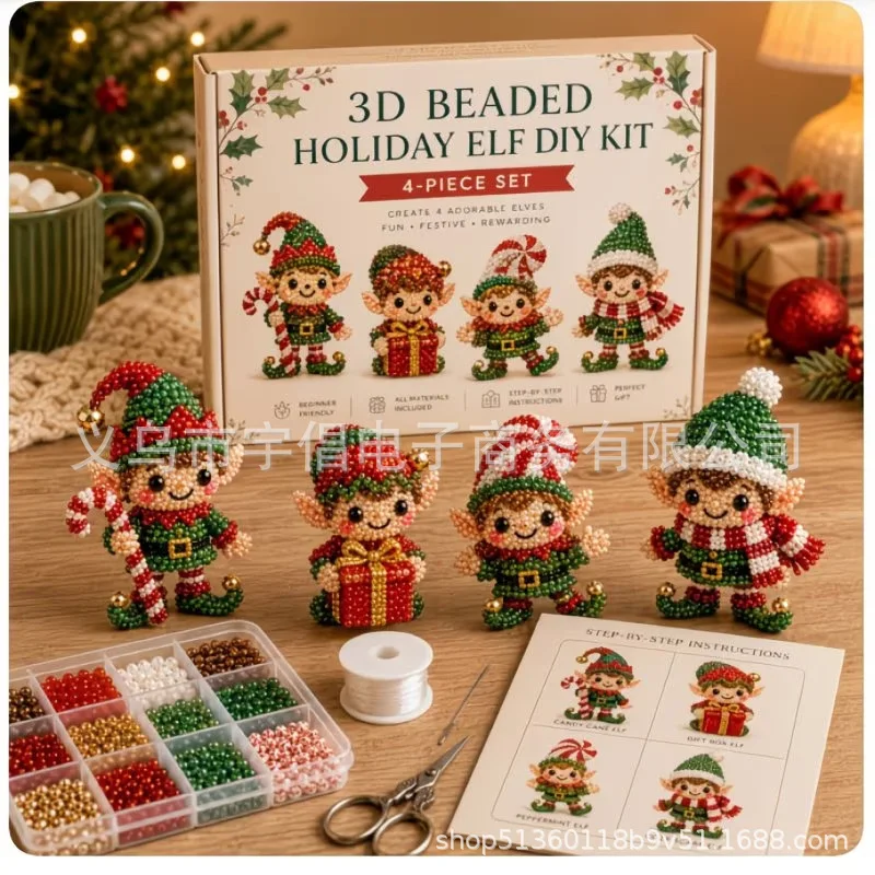 1pc 3D Beaded Gnome Kit, Perfect For Adults, Teens & Beginners, Ideal Birthday, Holiday & Weekend Activity Gift, Cute Kawaii Style, Adorable Gnome Patterns, For Home, Classroom & Parent-Child Interactive Time
1pc 3D Beaded Gnome Kit, Perfect For Adults, Teens & Beginners, Ideal Birthday, Holiday & Weekend Activity Gift, Cute Kawaii Style, Adorable Gnome Patterns, For Home, Classroom & Parent-Child Interactive Time