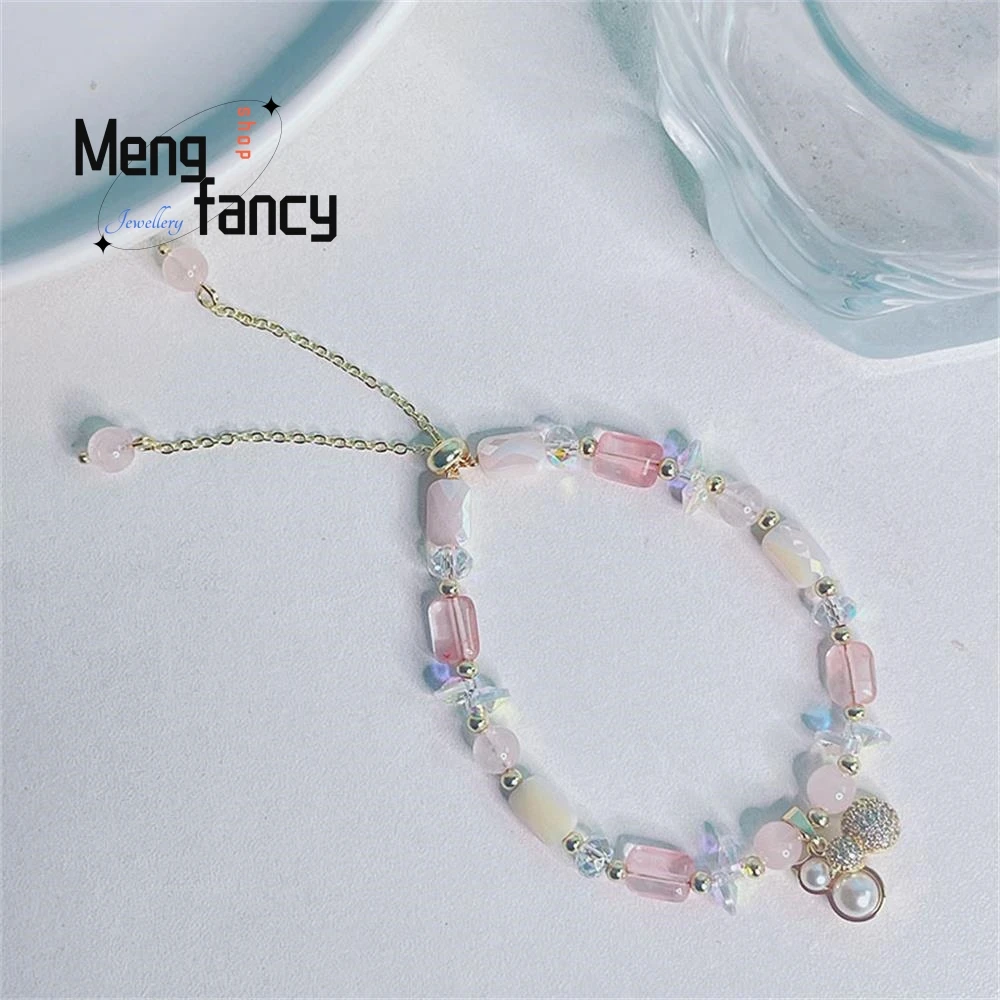 New Super Flash Crystal Draw Bracelet Micro Inlaid Gourd Pendant Powder Crystal Amethyst String Popular Fashion Luxury Jewelry
New Super Flash Crystal Draw Bracelet Micro Inlaid Gourd Pendant Powder Crystal Amethyst String Popular Fashion Luxury Jewelry